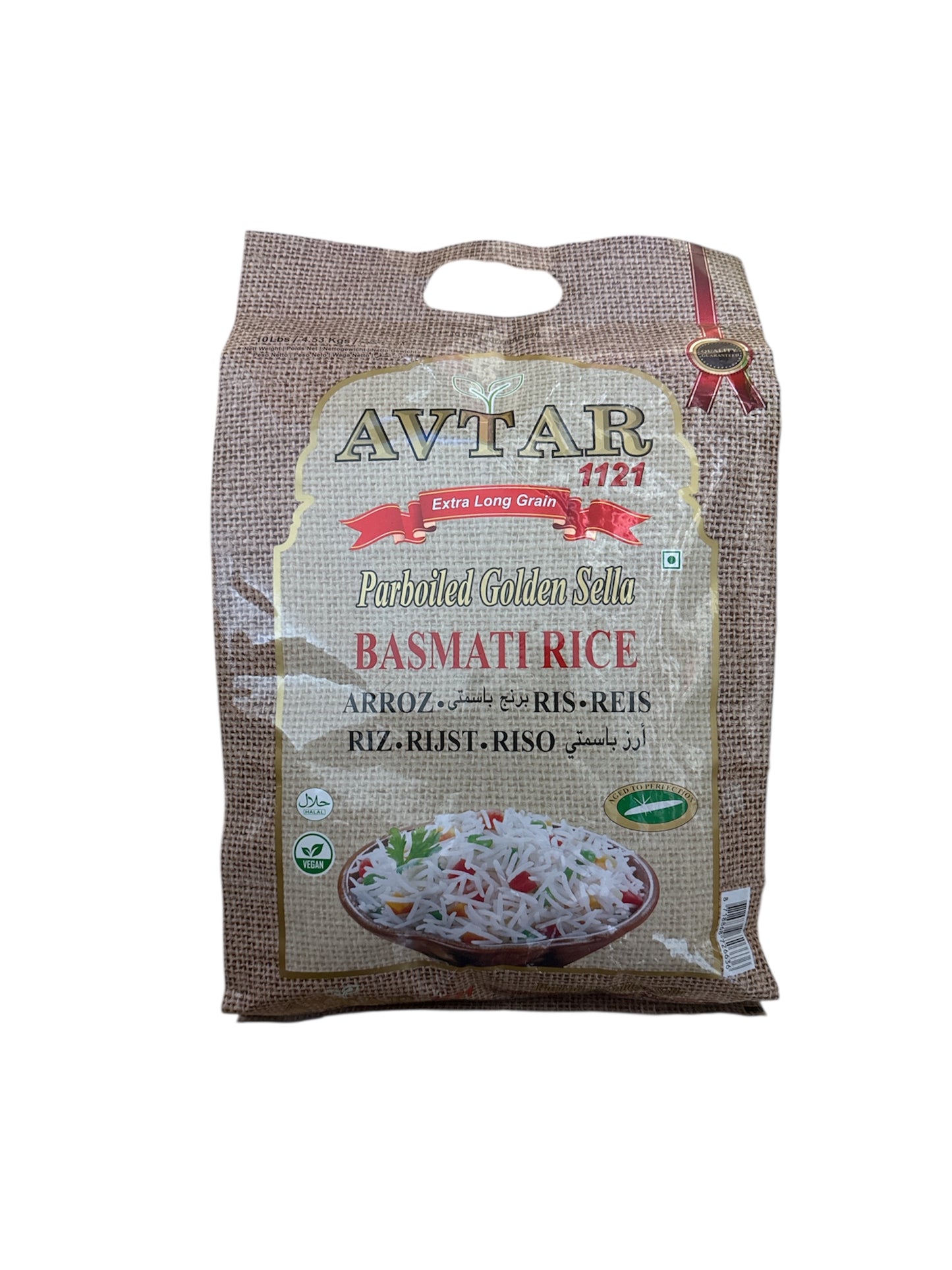 Avtar parboiled golden Sella basmati rice 5kg
