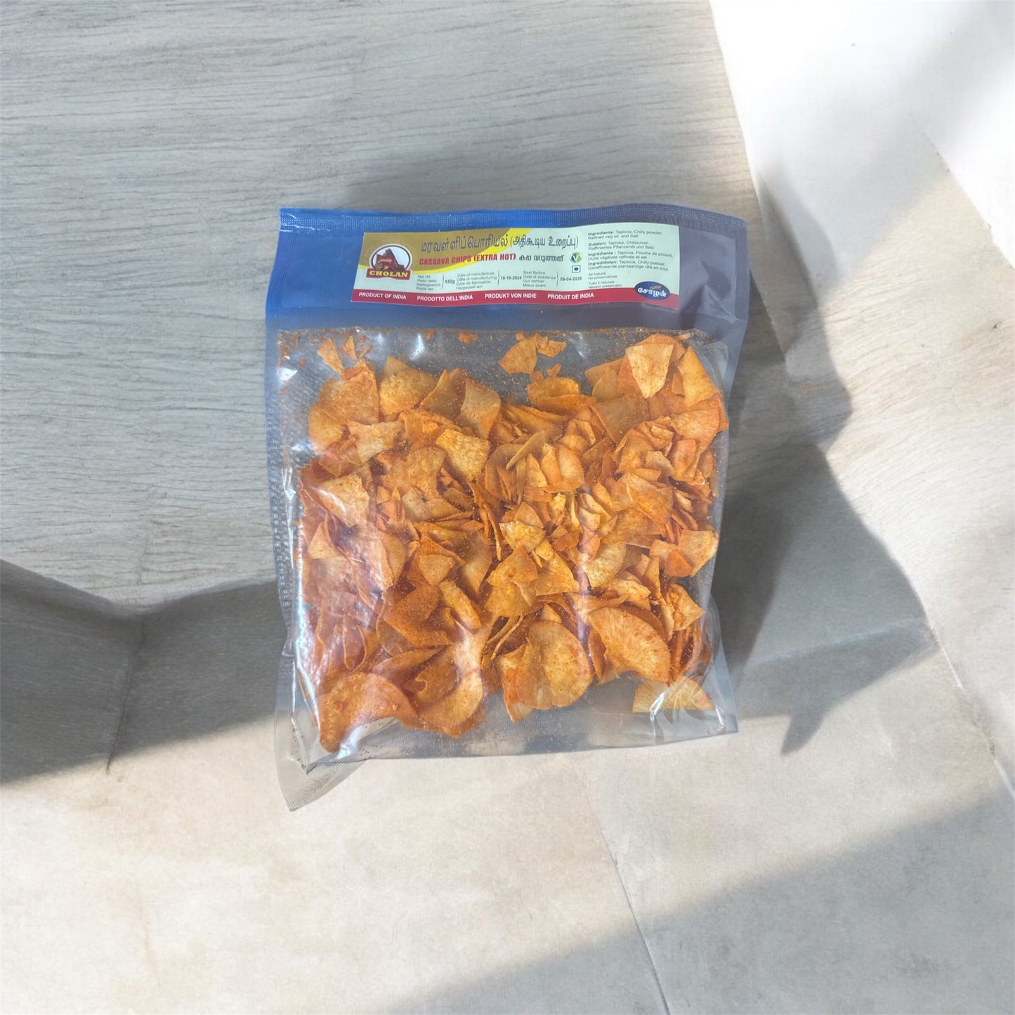 Cassave chips 150g (extra hot)