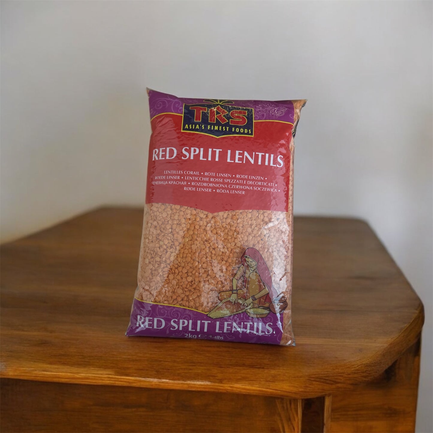 TRS Rode linzen 2kg (paruppu)