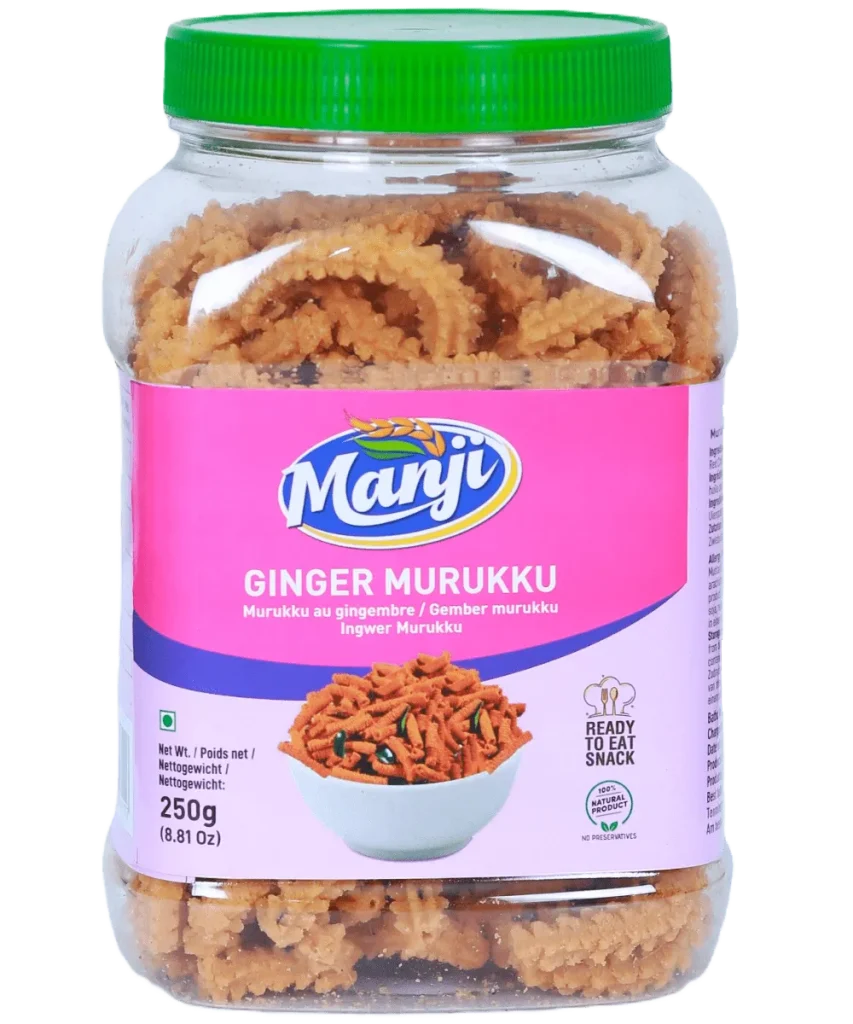 Manji Snacks Ginger Murukku 250 g