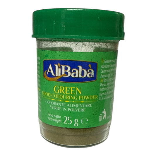 Green colouring powder