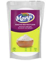 Manji Roasted Red Rice Flour 1
