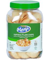 Manji Snacks Tapioca Plain 150 g