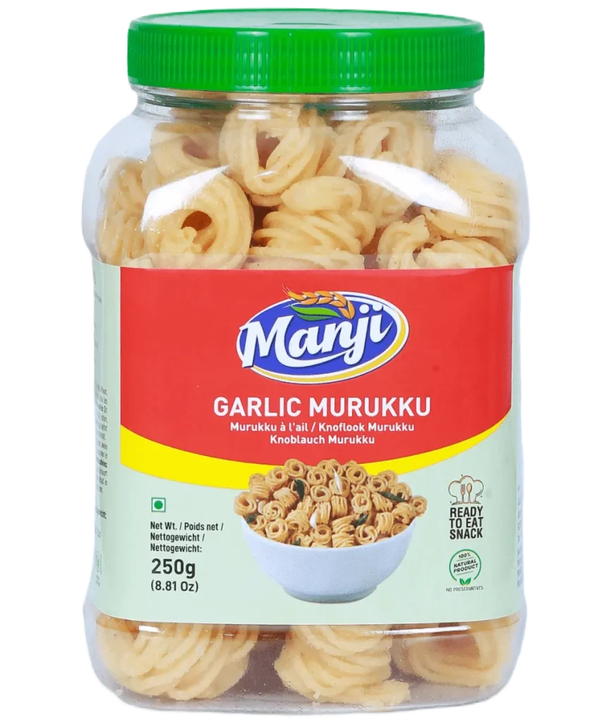 Manji Snacks Garlic Murukku 250 g