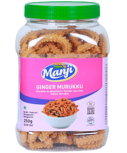 Manji Snacks Ginger Murukku 250 g