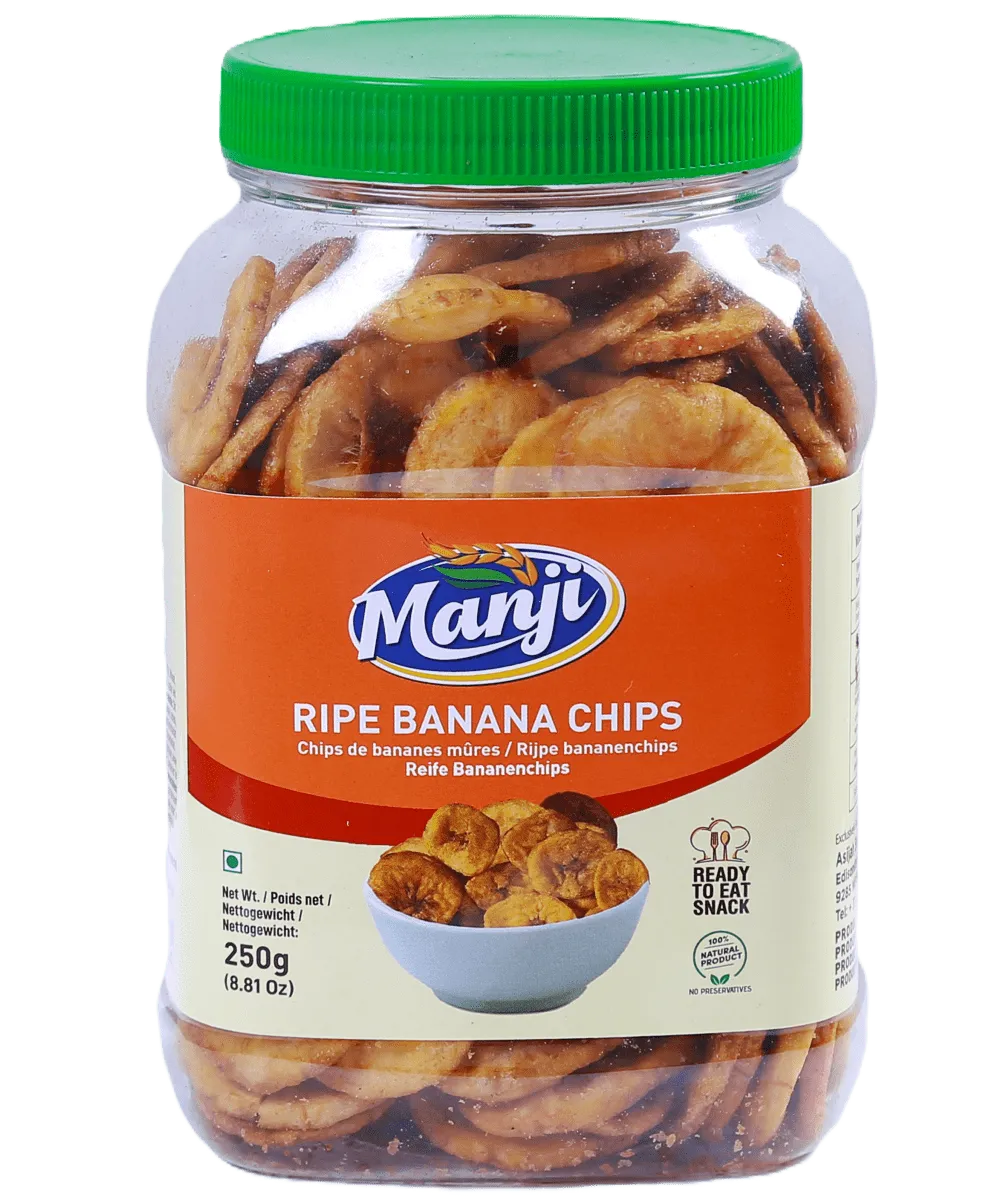 Manji Snacks Banana Chips Ripe 250 g