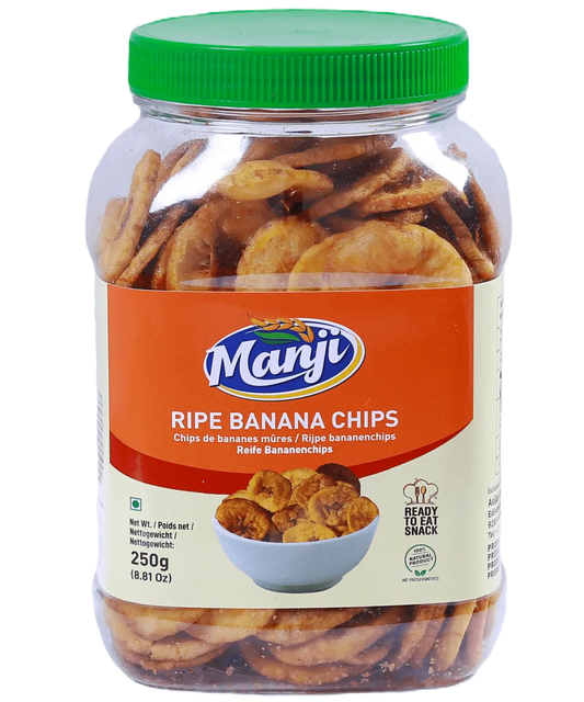 Manji Snacks Banana Chips Ripe 250 g