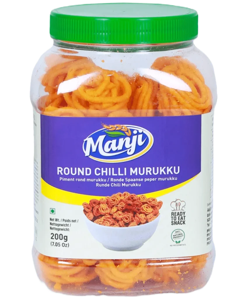 Manji Snacks Round Chilli Murukku 200 g
